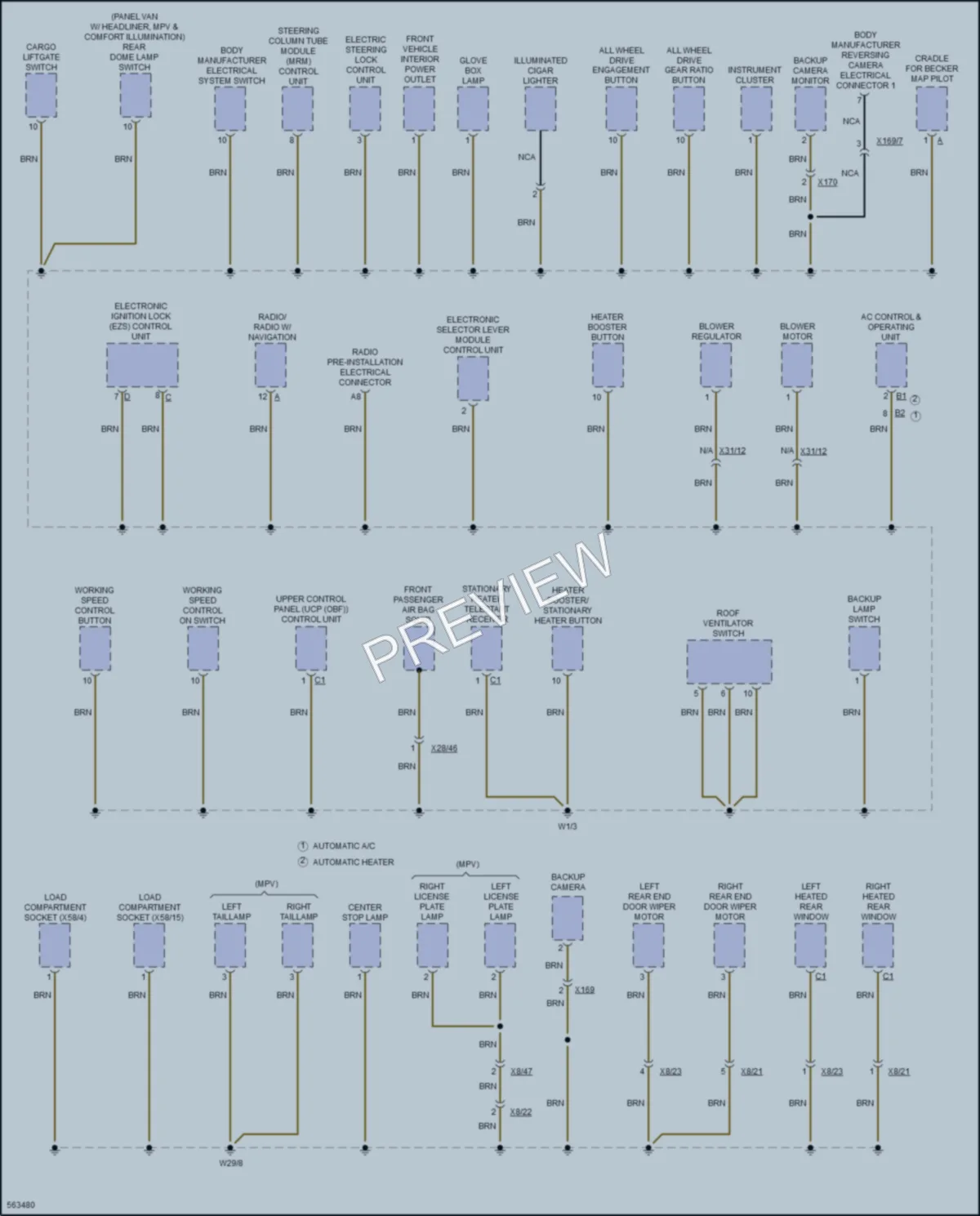 2017 MercedesBenz 2500Sprinter Ground Distribution wiring diagram preview