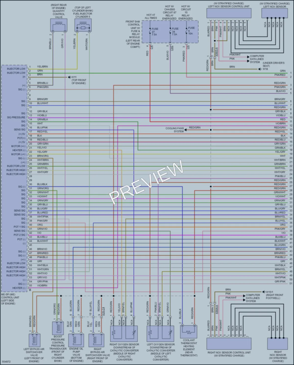 2017 MercedesBenz CLS400 Engine Performance wiring diagram preview