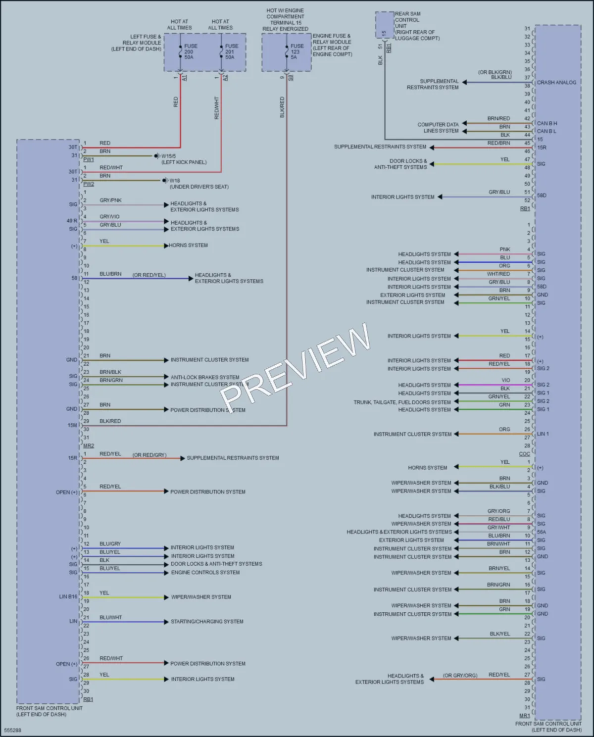 2017 MercedesBenz E300 Body Control Modules wiring diagram preview