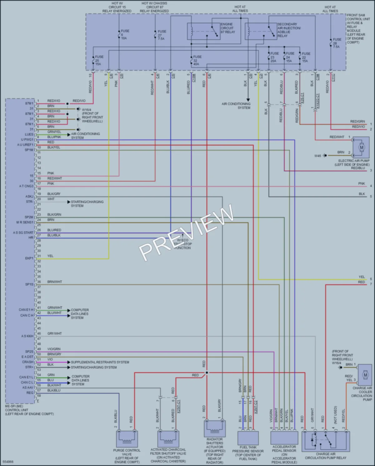 2017 MercedesBenz SLC300 Engine Performance wiring diagram preview