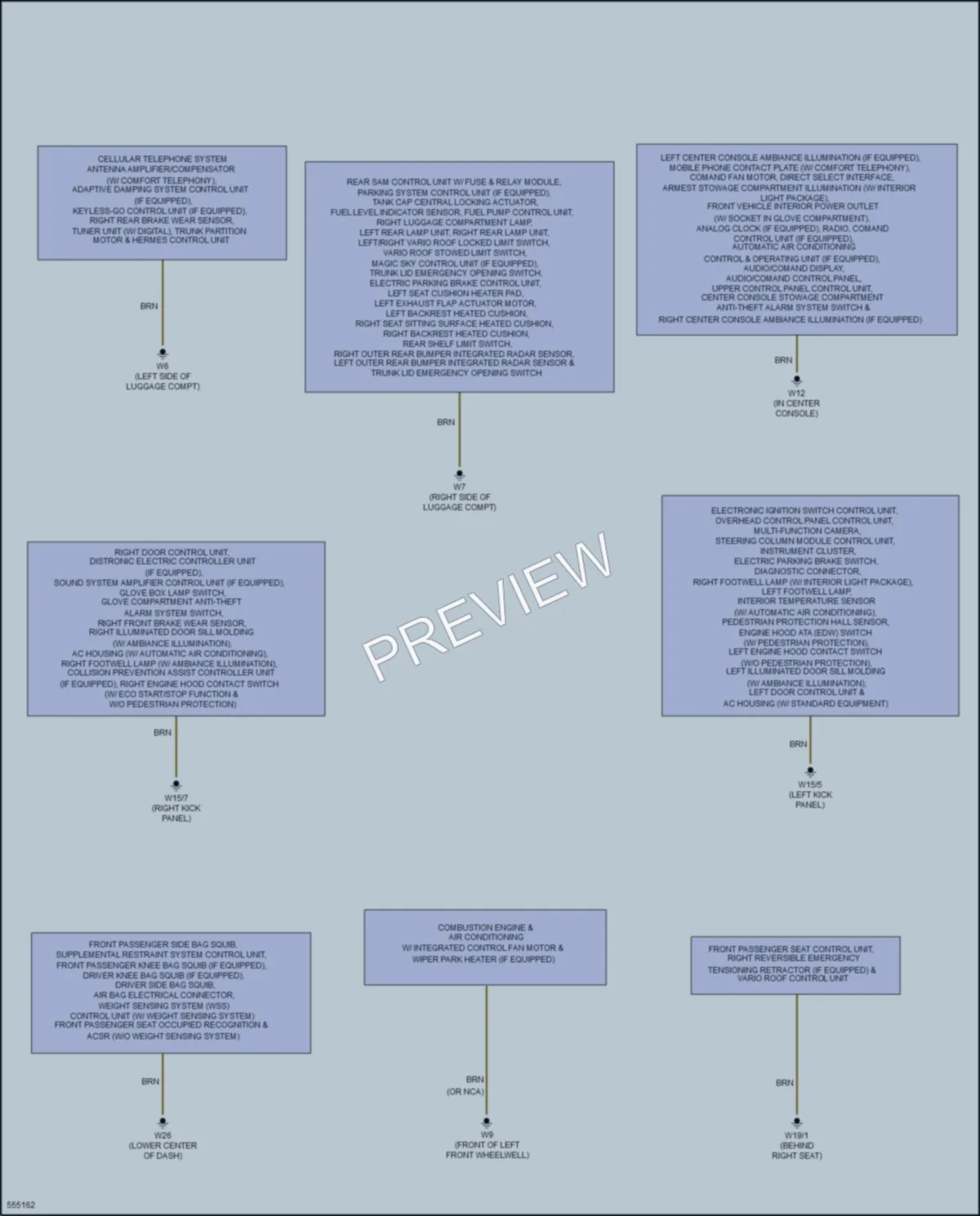 2017 MercedesBenz SLC300 Ground Distribution wiring diagram preview