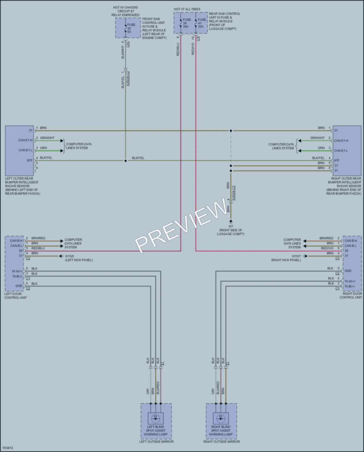 2017 MercedesBenz SLC300 Navigation wiring diagram preview