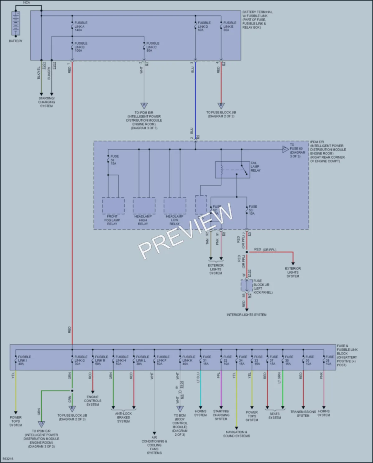 2017 Nissan 370Z Power Distribution wiring diagram preview