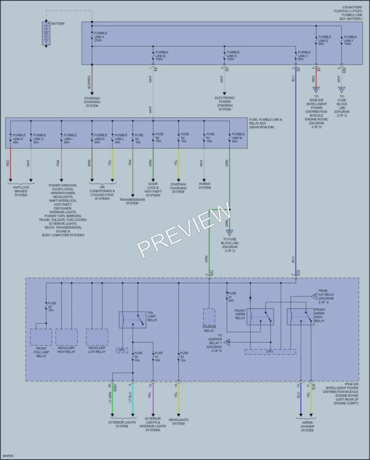 2017 Nissan Altima Power Distribution wiring diagram preview