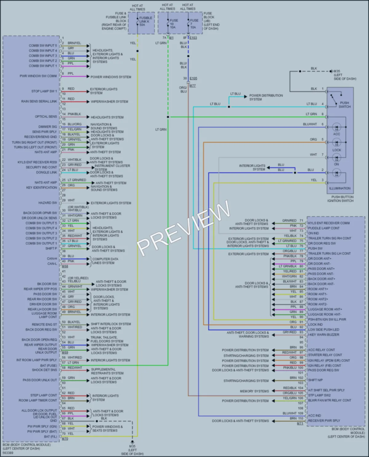 2017 Nissan Armada Body Control Modules wiring diagram preview
