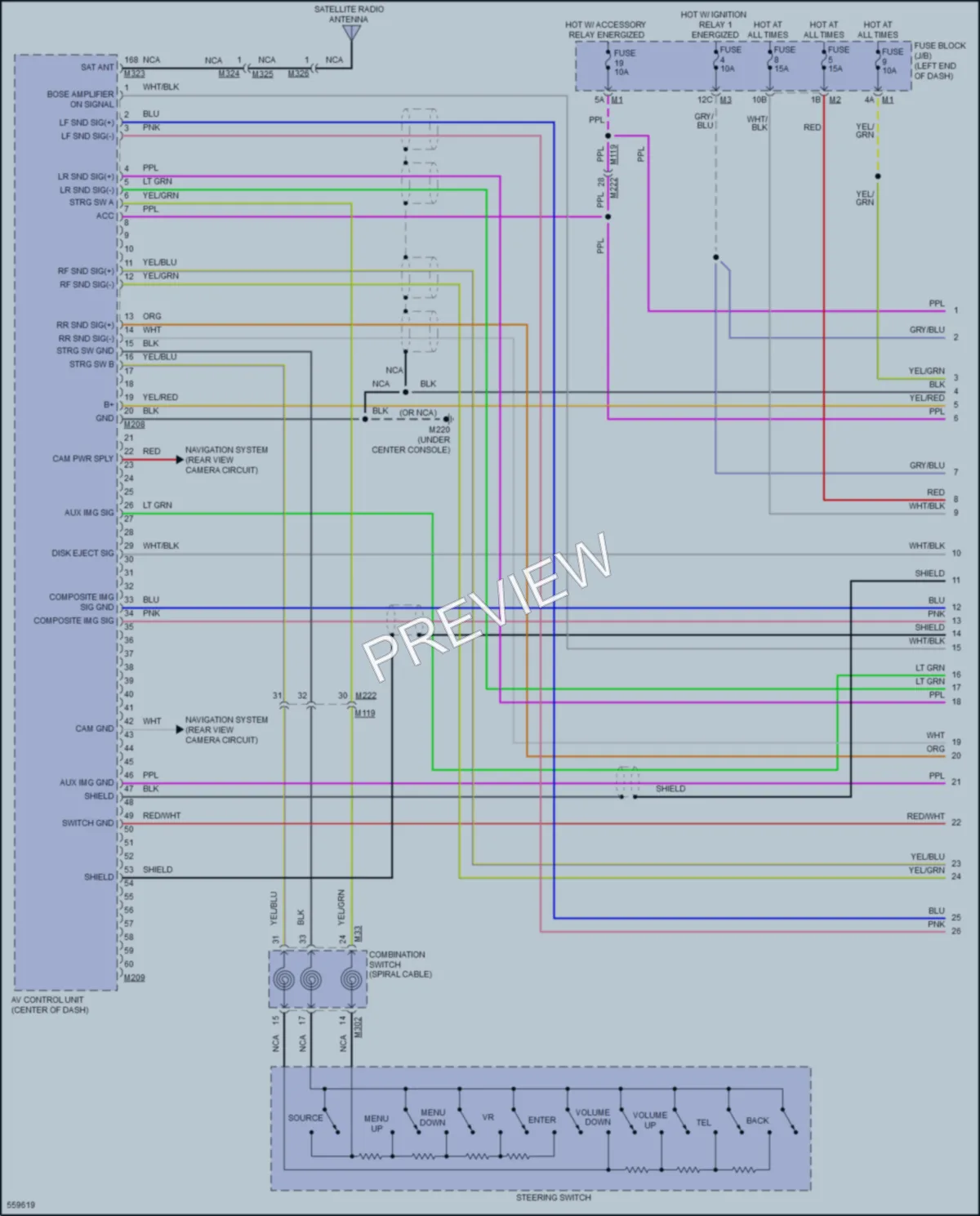 2017 Nissan Armada Radio wiring diagram preview