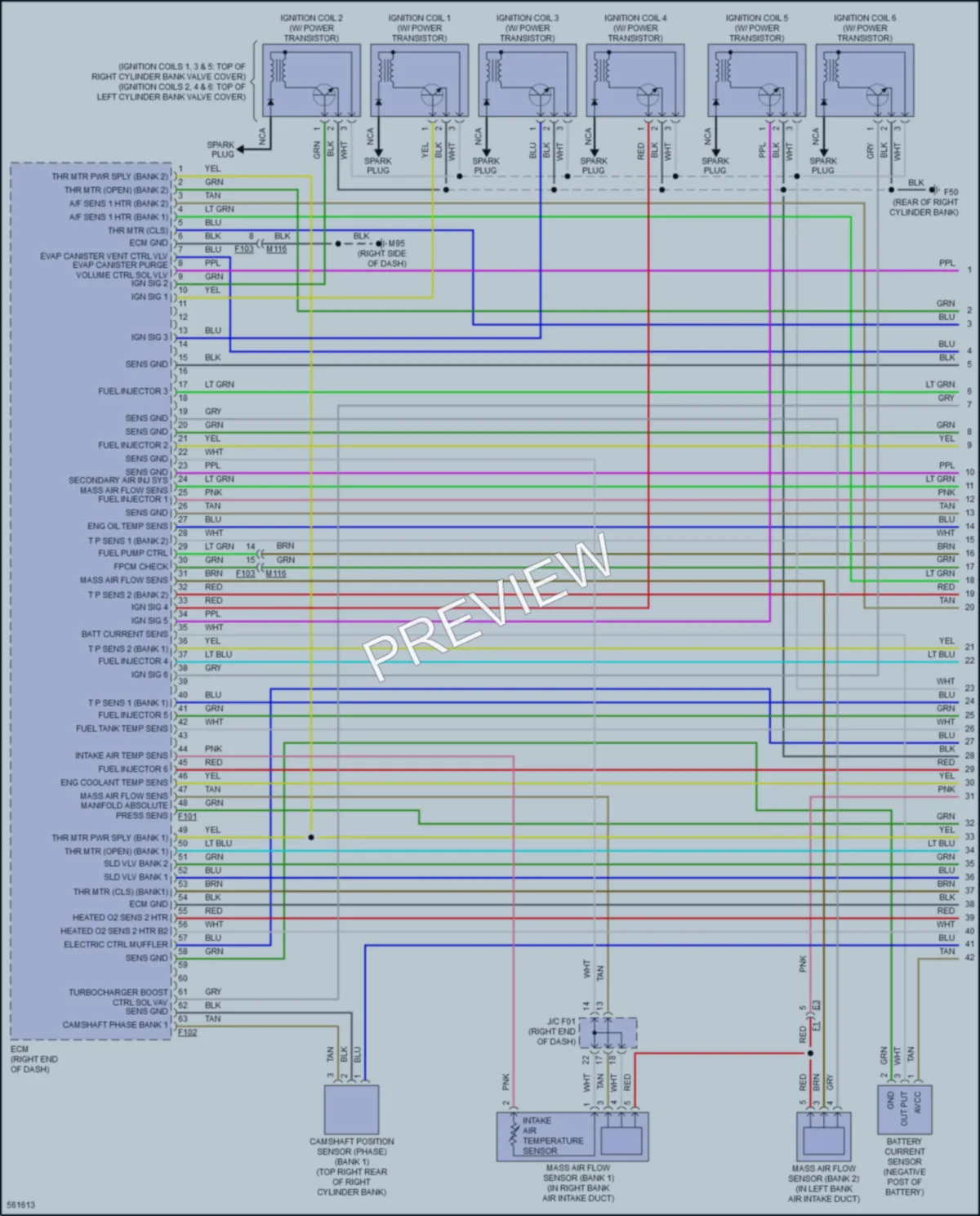 2017 Nissan GTR Engine Performance wiring diagram preview