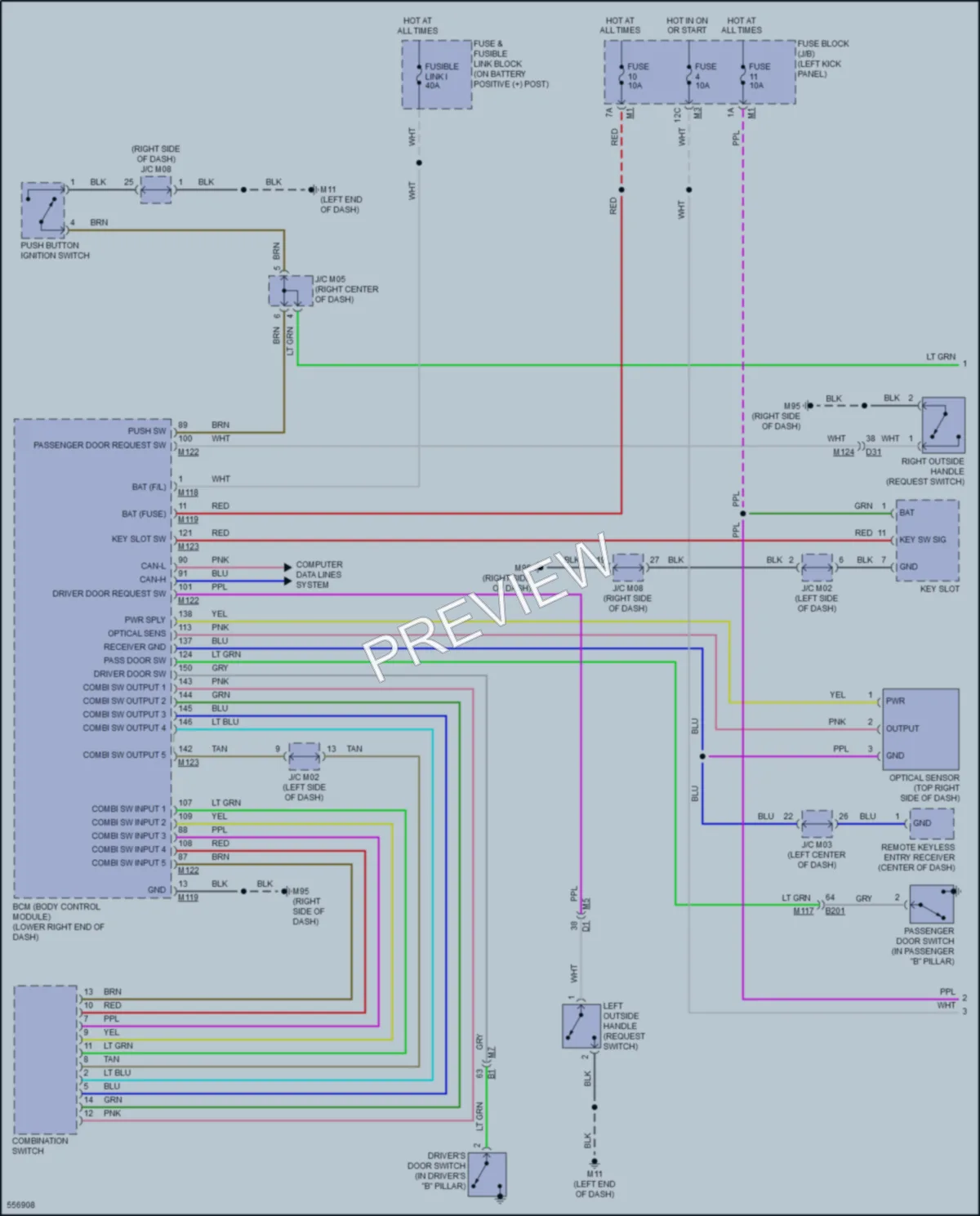 2017 Nissan GTR Headlights wiring diagram preview