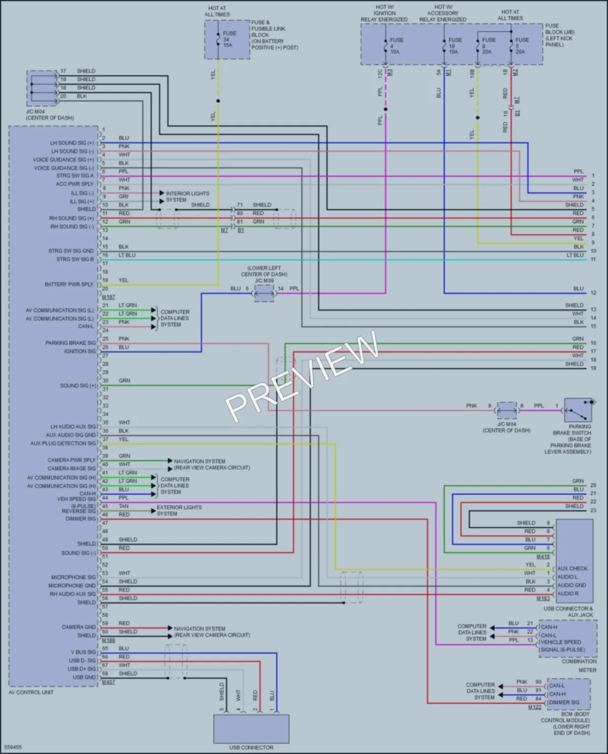 2017 Nissan GTR Navigation wiring diagram preview