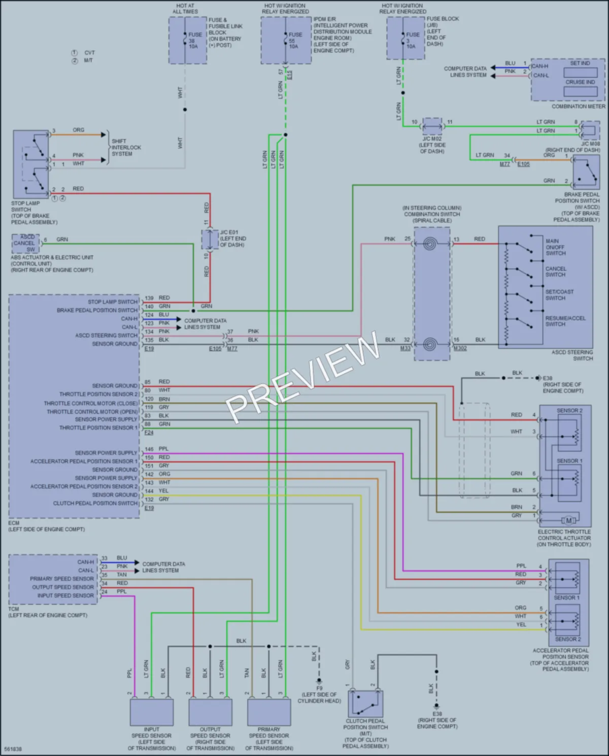 2017 Nissan JUKE Cruise Control wiring diagram preview