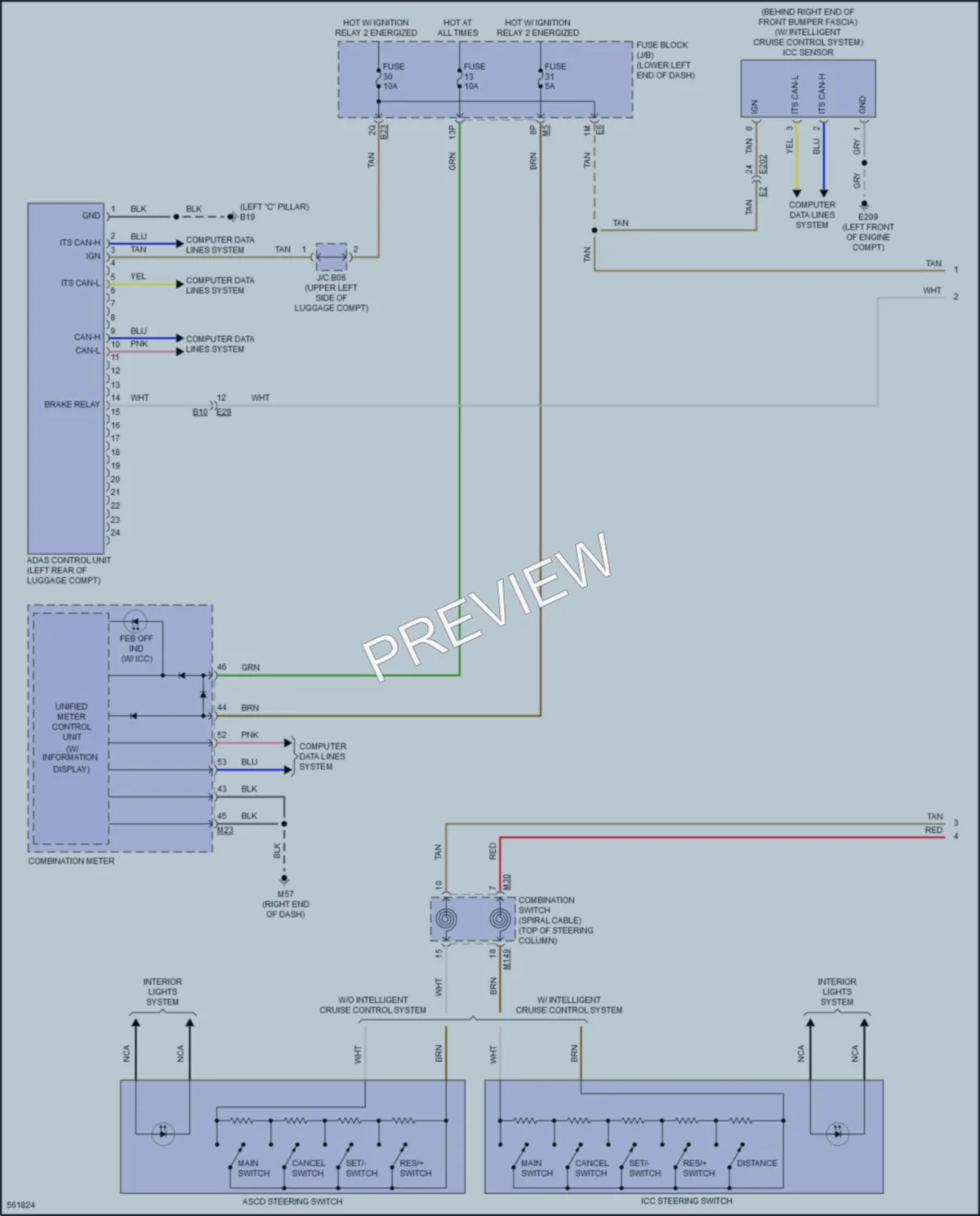 2017 Nissan Maxima Cruise Control wiring diagram preview