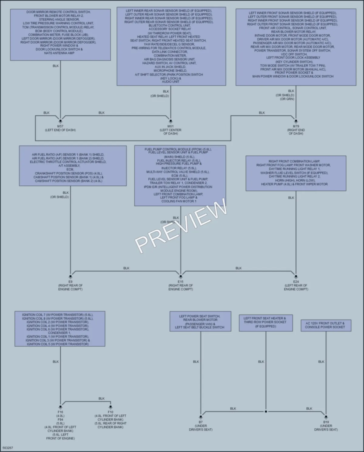 2017 Nissan NV2500HD Ground Distribution wiring diagram preview