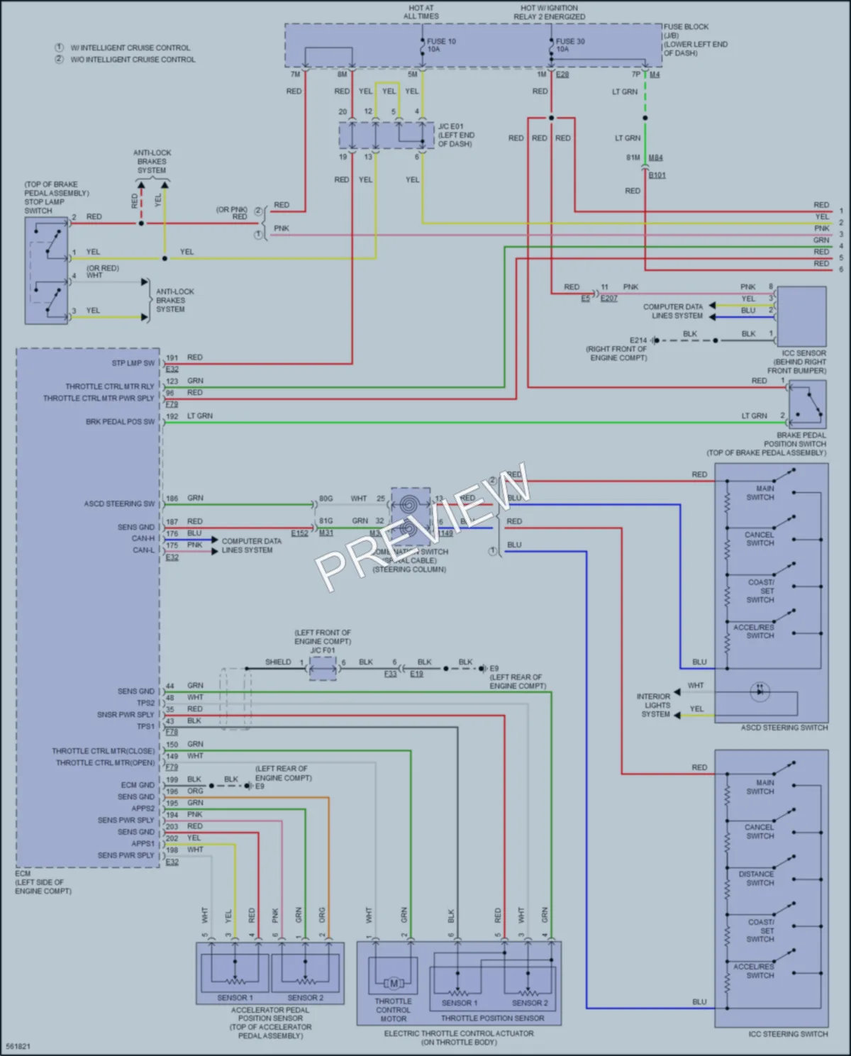 2017 Nissan Pathfinder Cruise Control wiring diagram preview