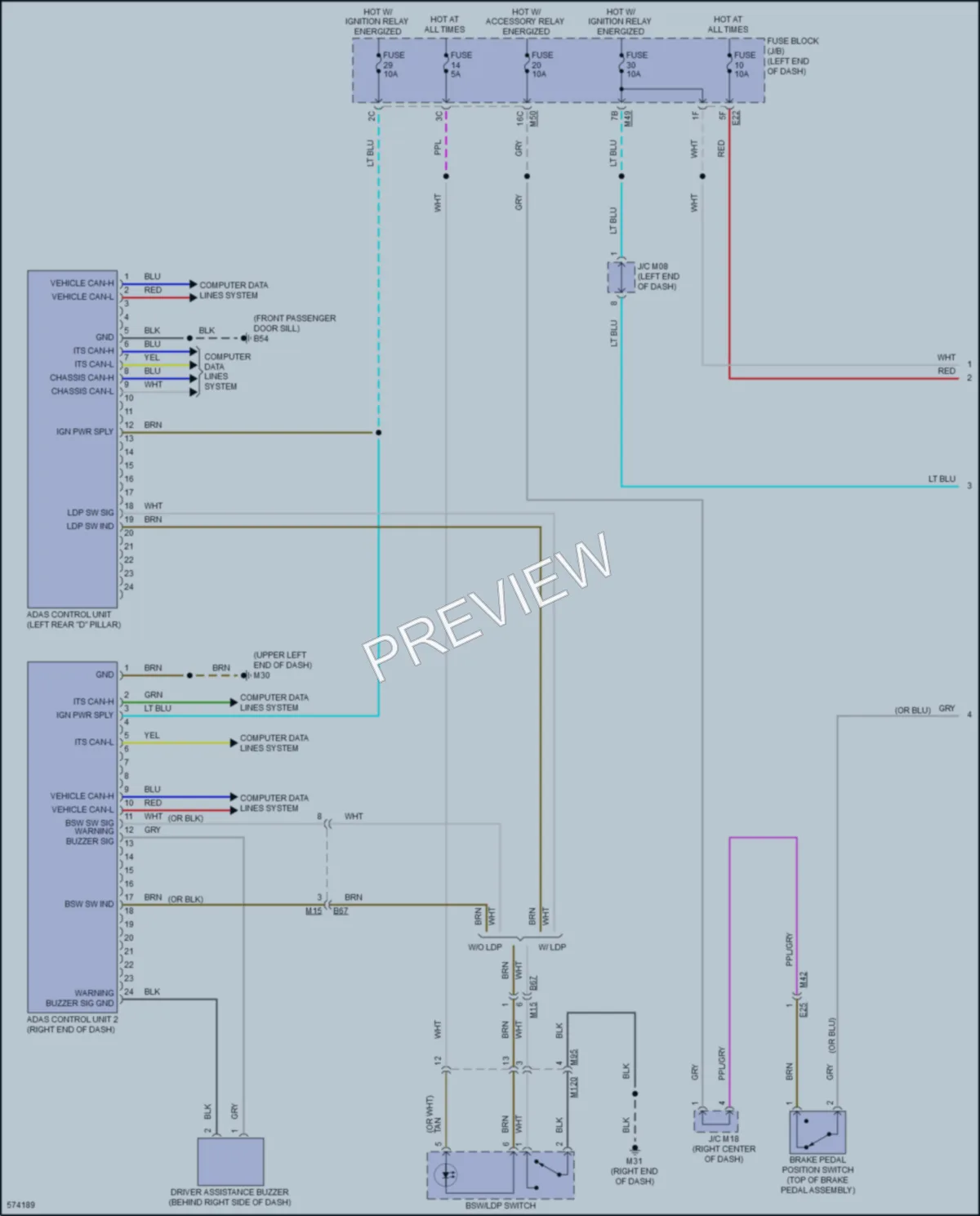 2017 Nissan Qashqai Cruise Control wiring diagram preview