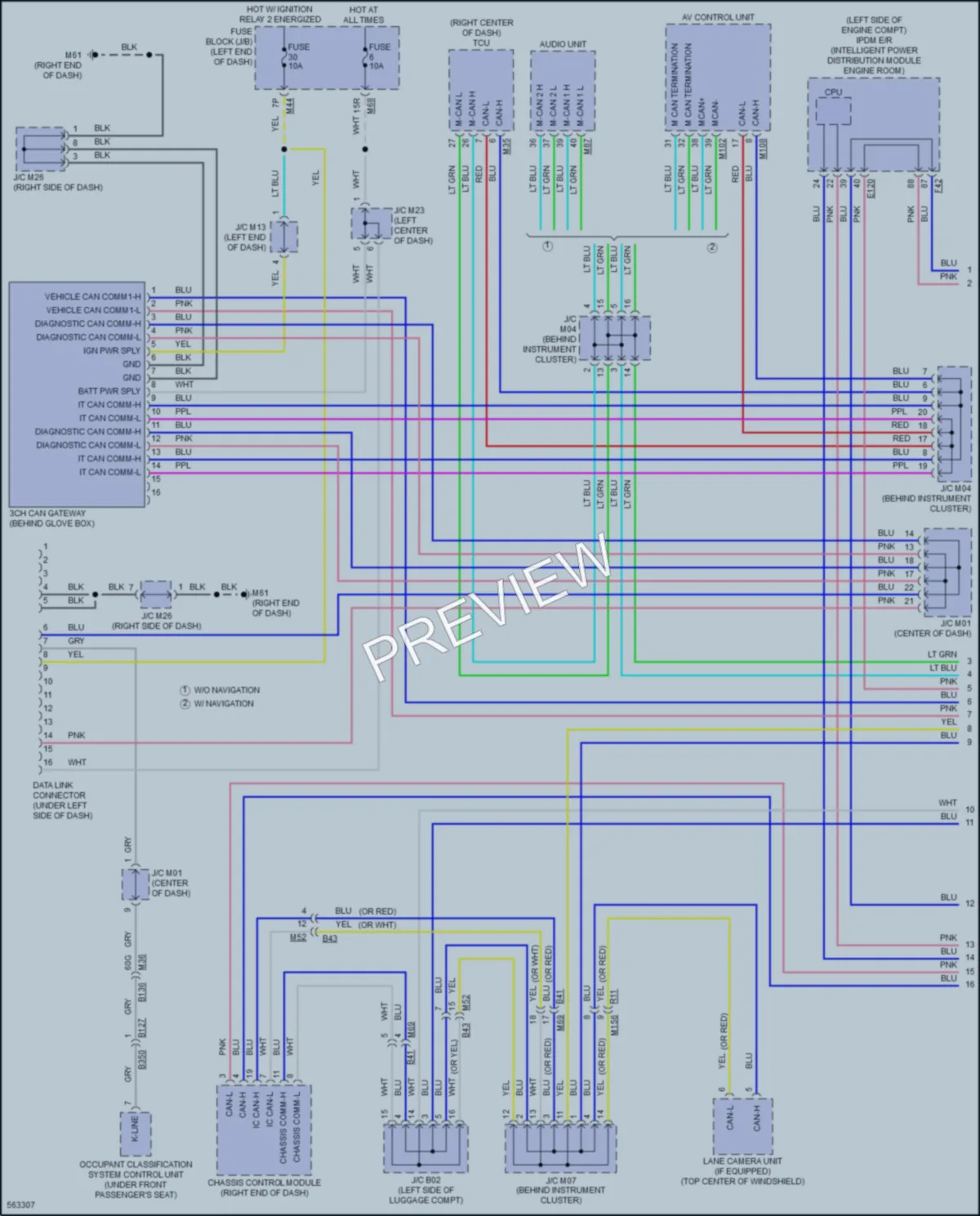 2017 Nissan Rogue Computer Data Lines wiring diagram preview