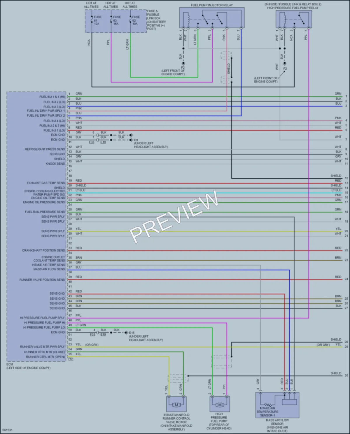 2017 Nissan Rogue Engine Performance wiring diagram preview