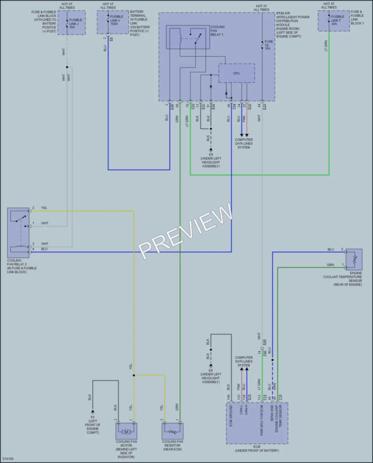 2017 Nissan RogueSport Cooling Fan wiring diagram preview