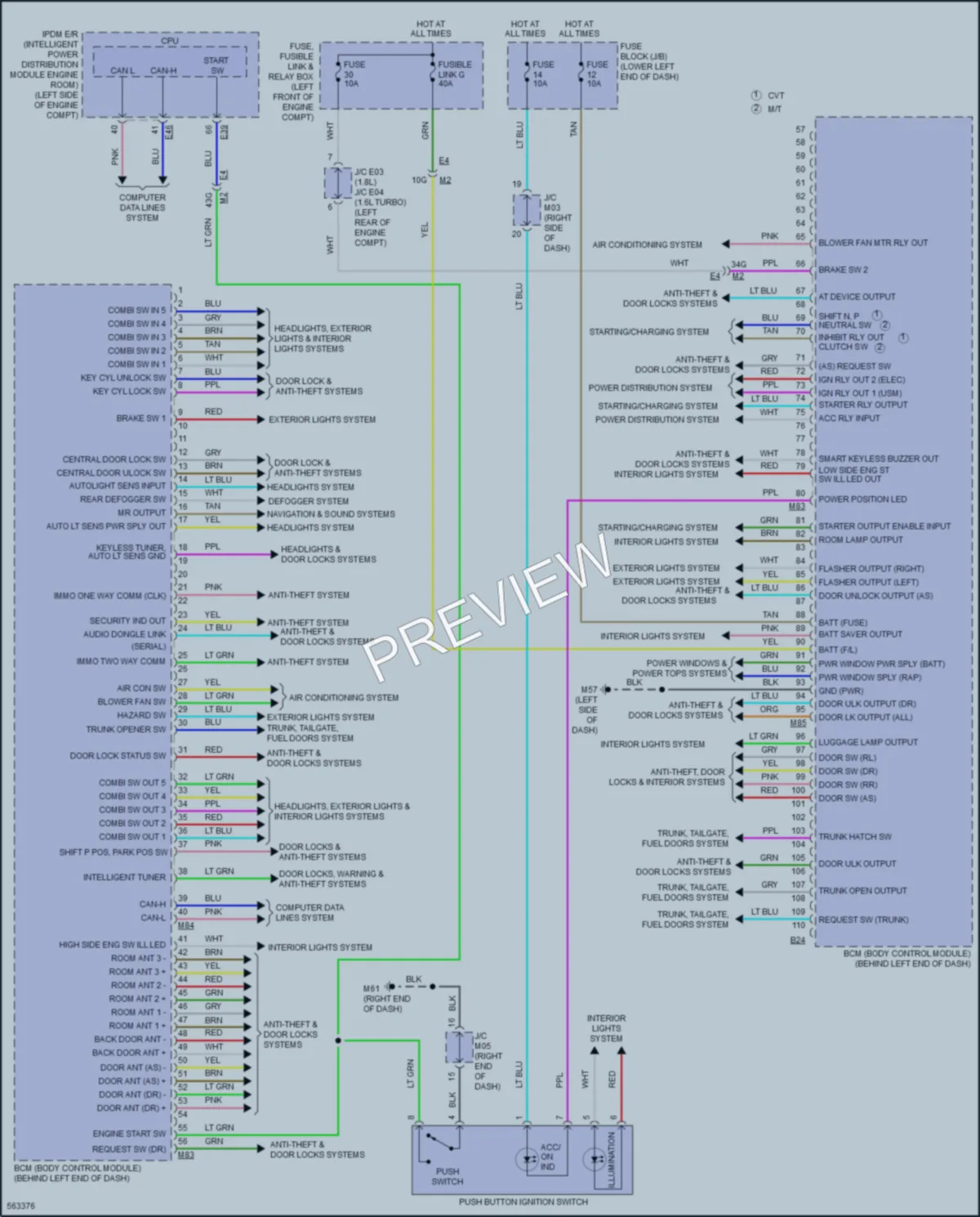 2017 Nissan Sentra Body Control Modules wiring diagram preview