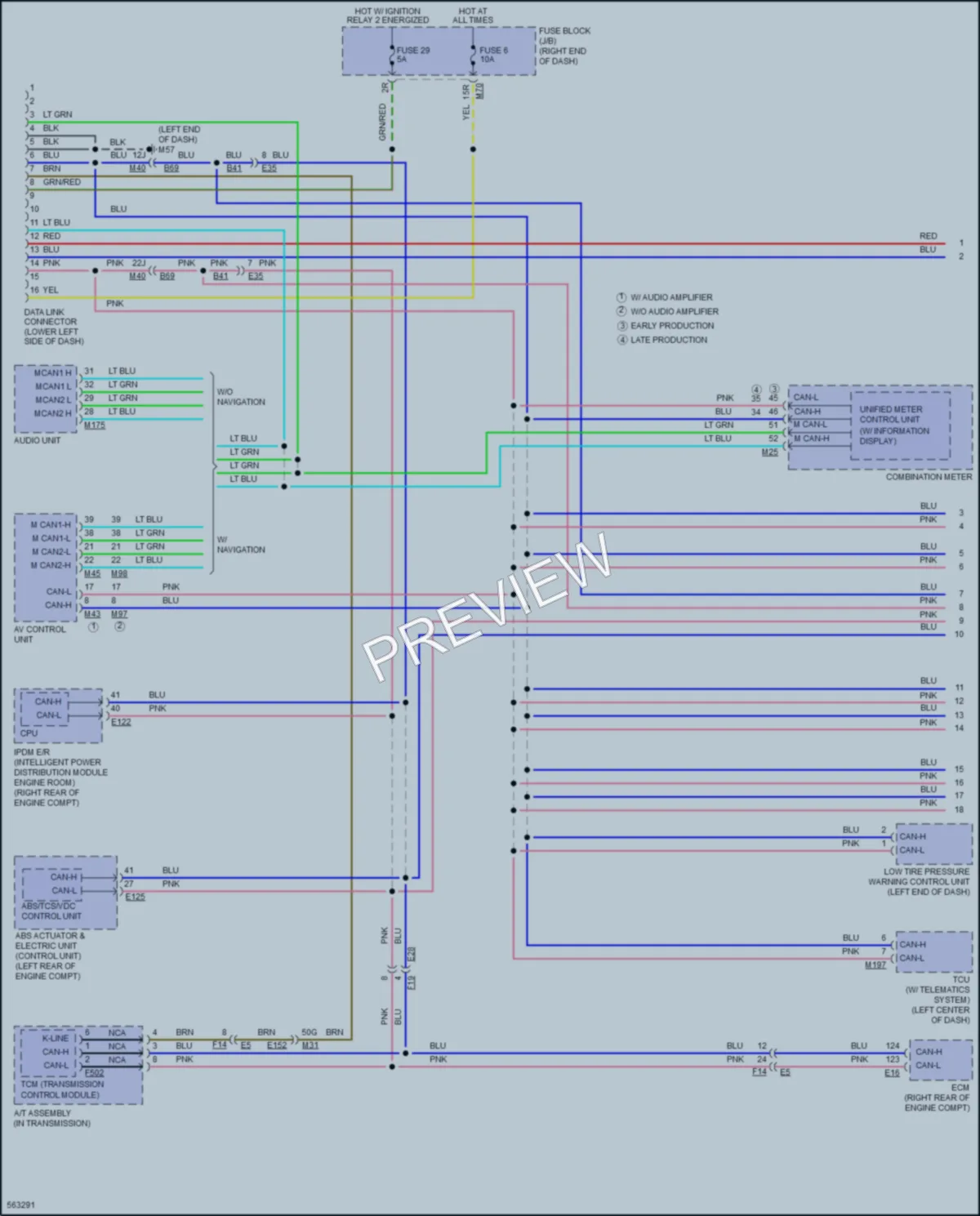 2017 Nissan Titan Computer Data Lines wiring diagram preview