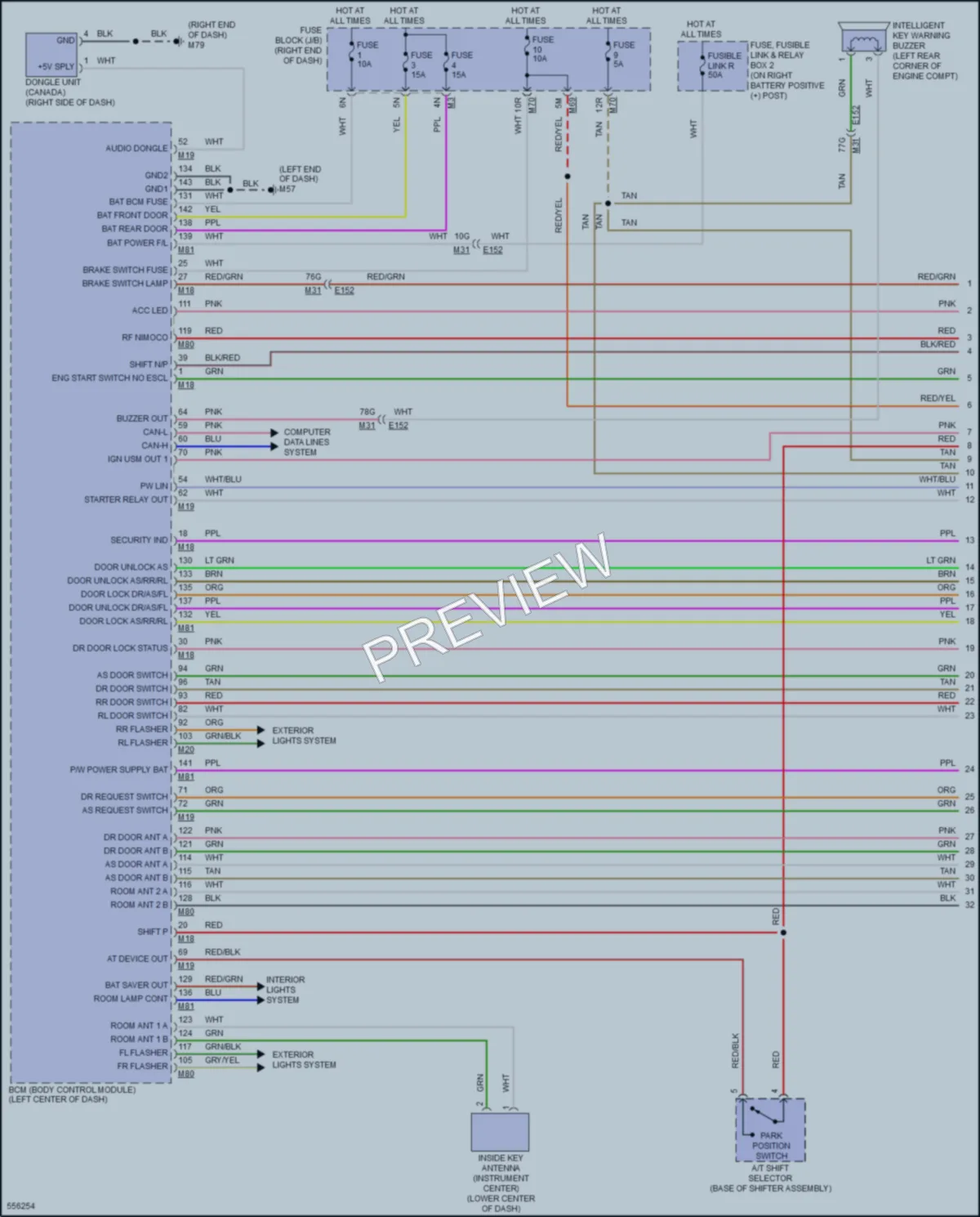 2017 Nissan TitanXD Anti Theft wiring diagram preview