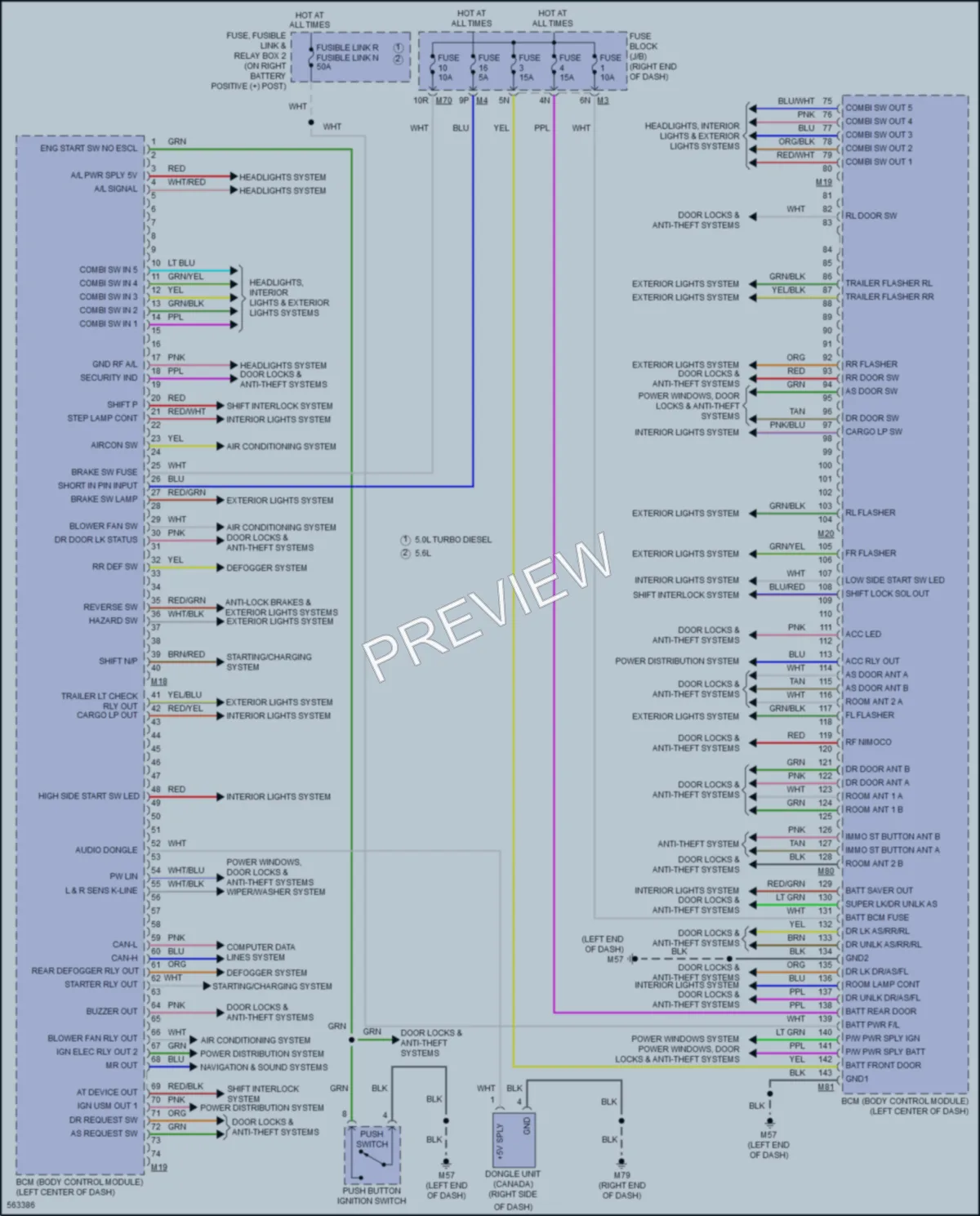 2017 Nissan TitanXD Body Control Modules wiring diagram preview