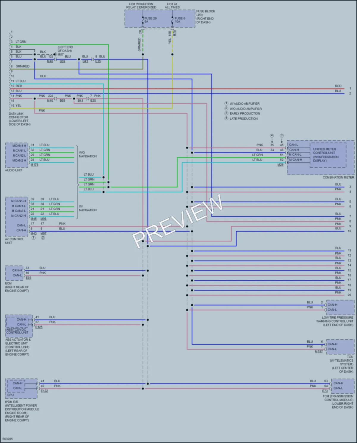 2017 Nissan TitanXD Computer Data Lines wiring diagram preview