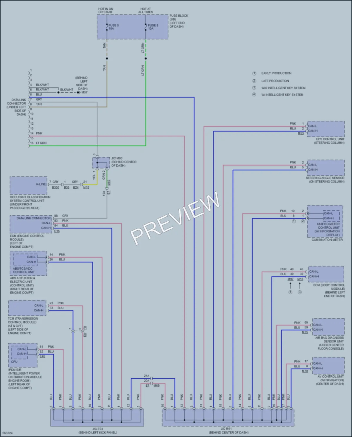 2017 Nissan Versa Computer Data Lines wiring diagram preview
