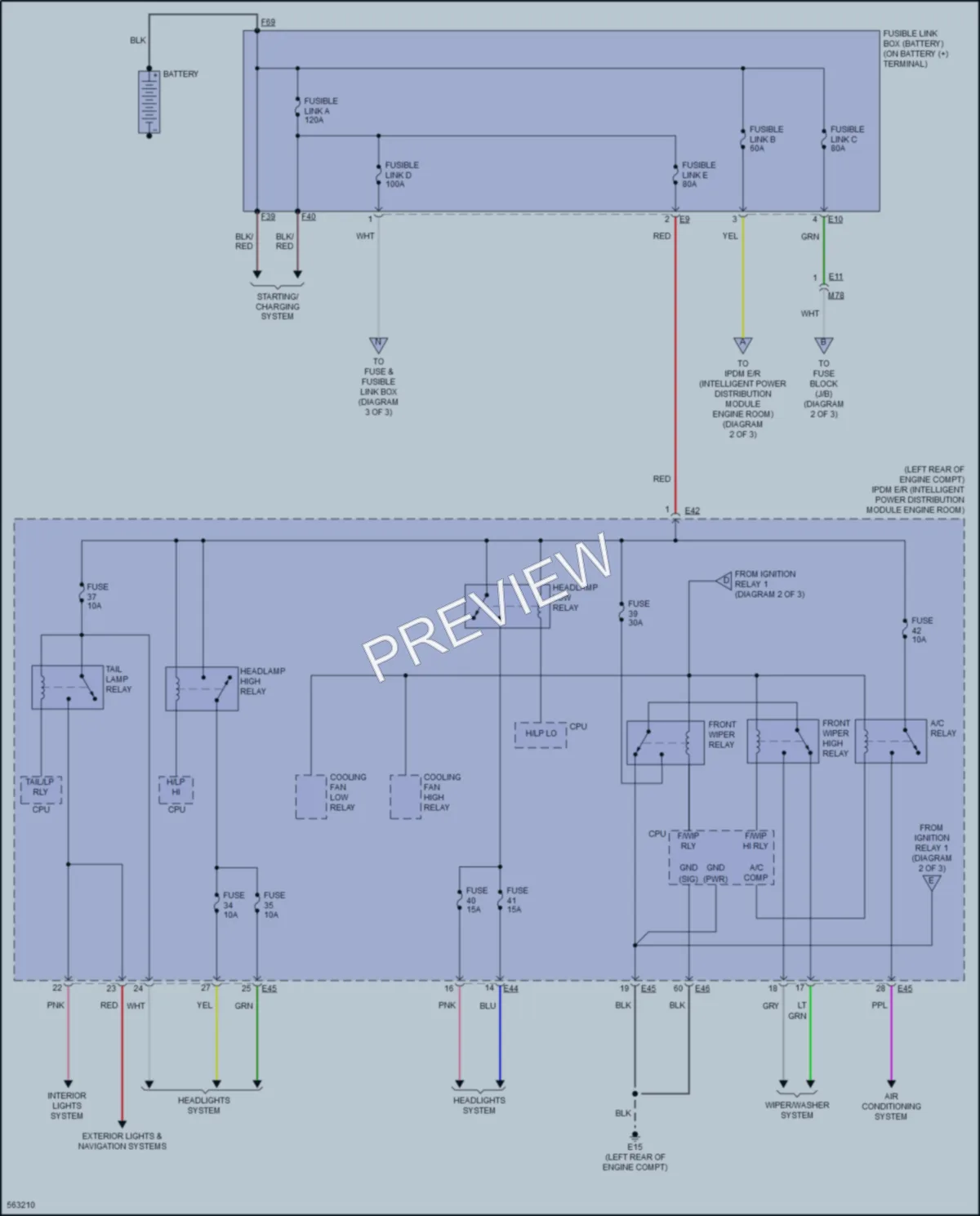 2017 Nissan VersaNote Power Distribution wiring diagram preview