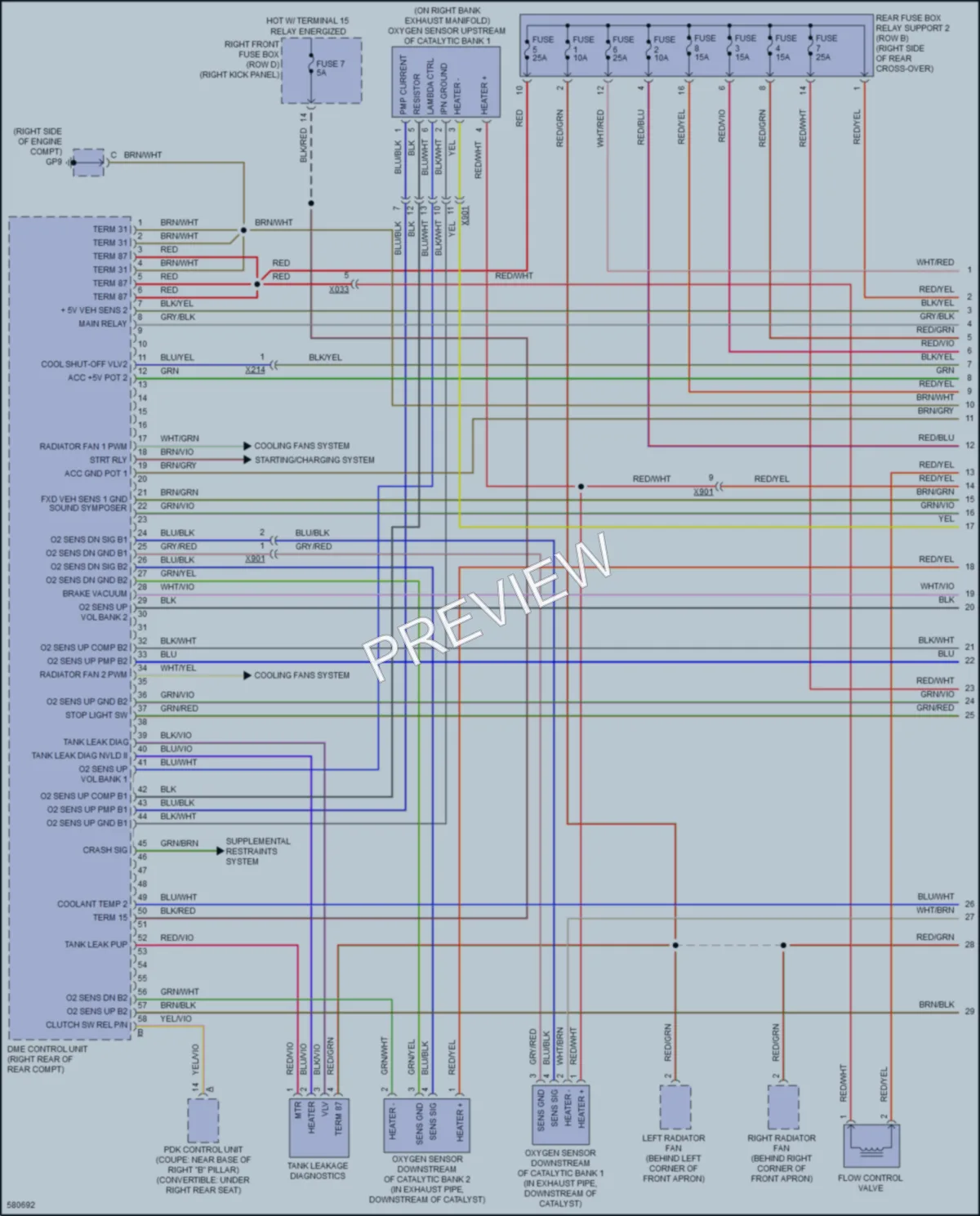 2017 Porsche 911 Engine Performance wiring diagram preview