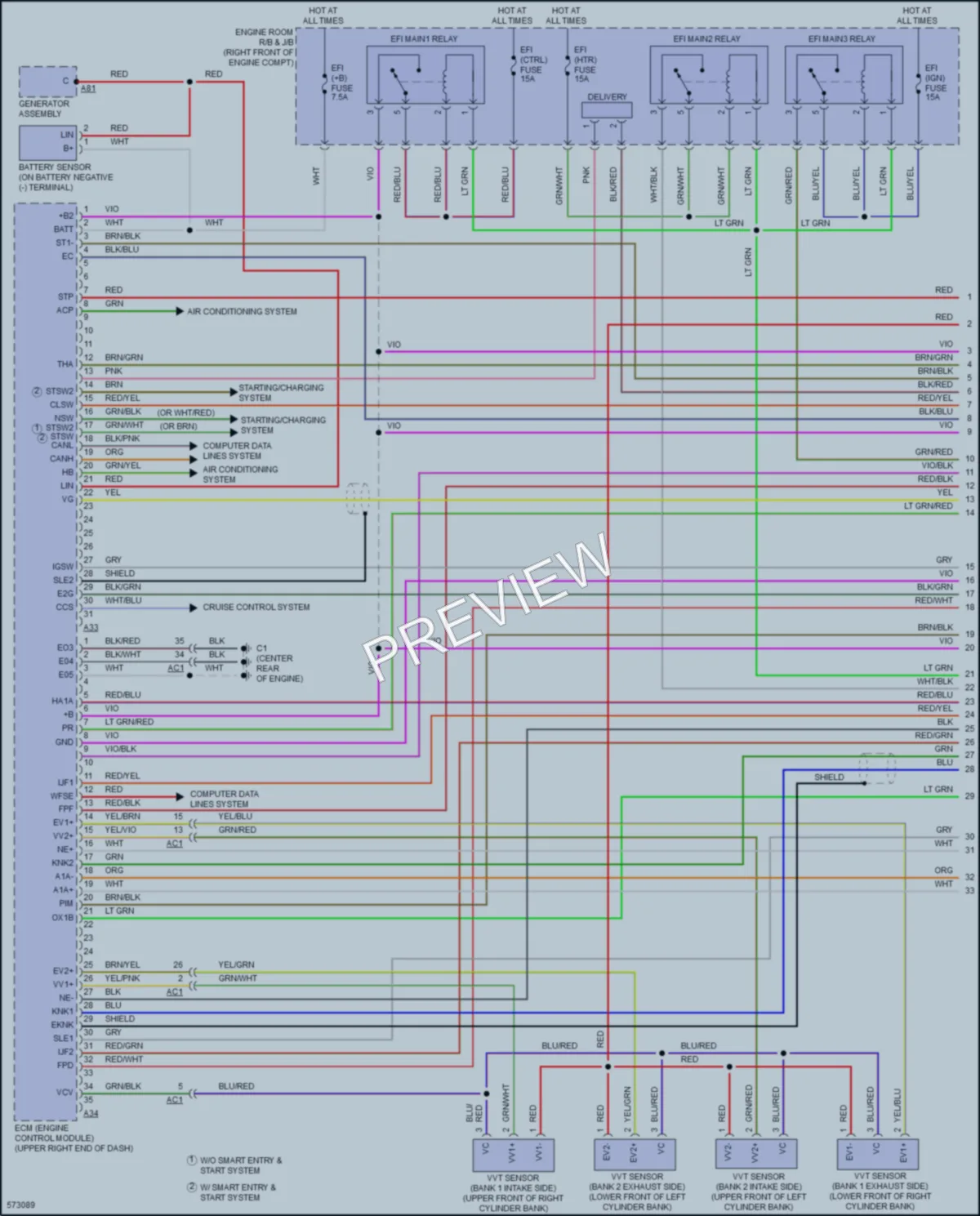 2017 Subaru BRZ Engine Performance wiring diagram preview