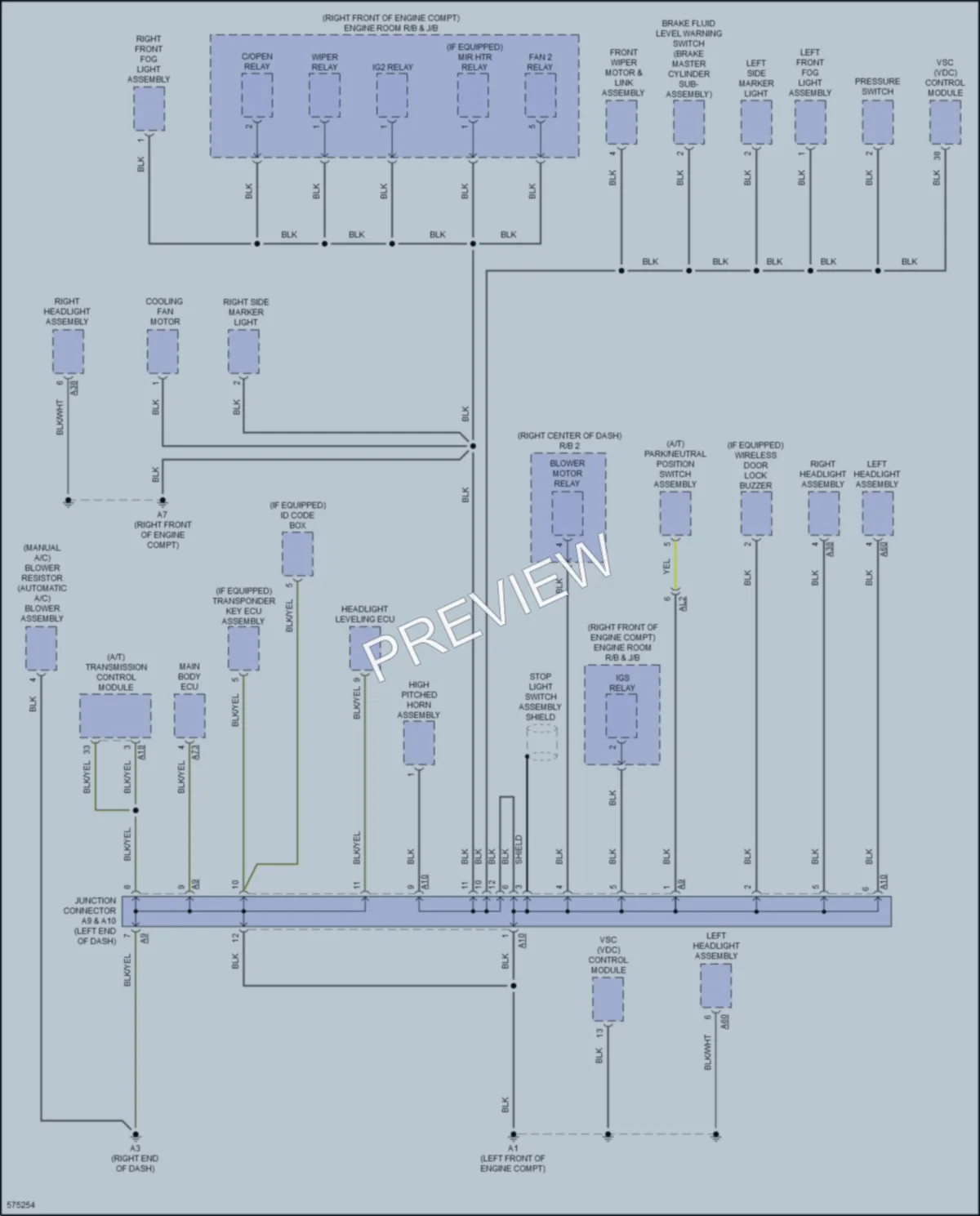 2017 Subaru BRZ Ground Distribution wiring diagram preview