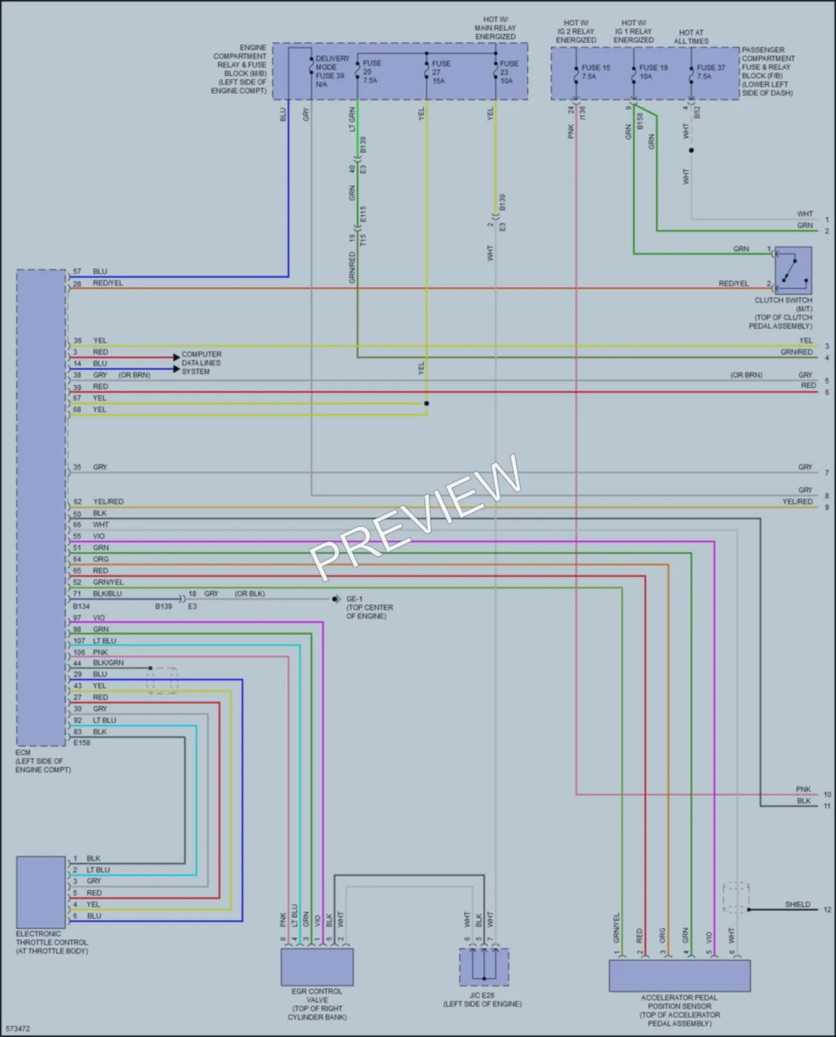 2017 Subaru Impreza Cruise Control wiring diagram preview