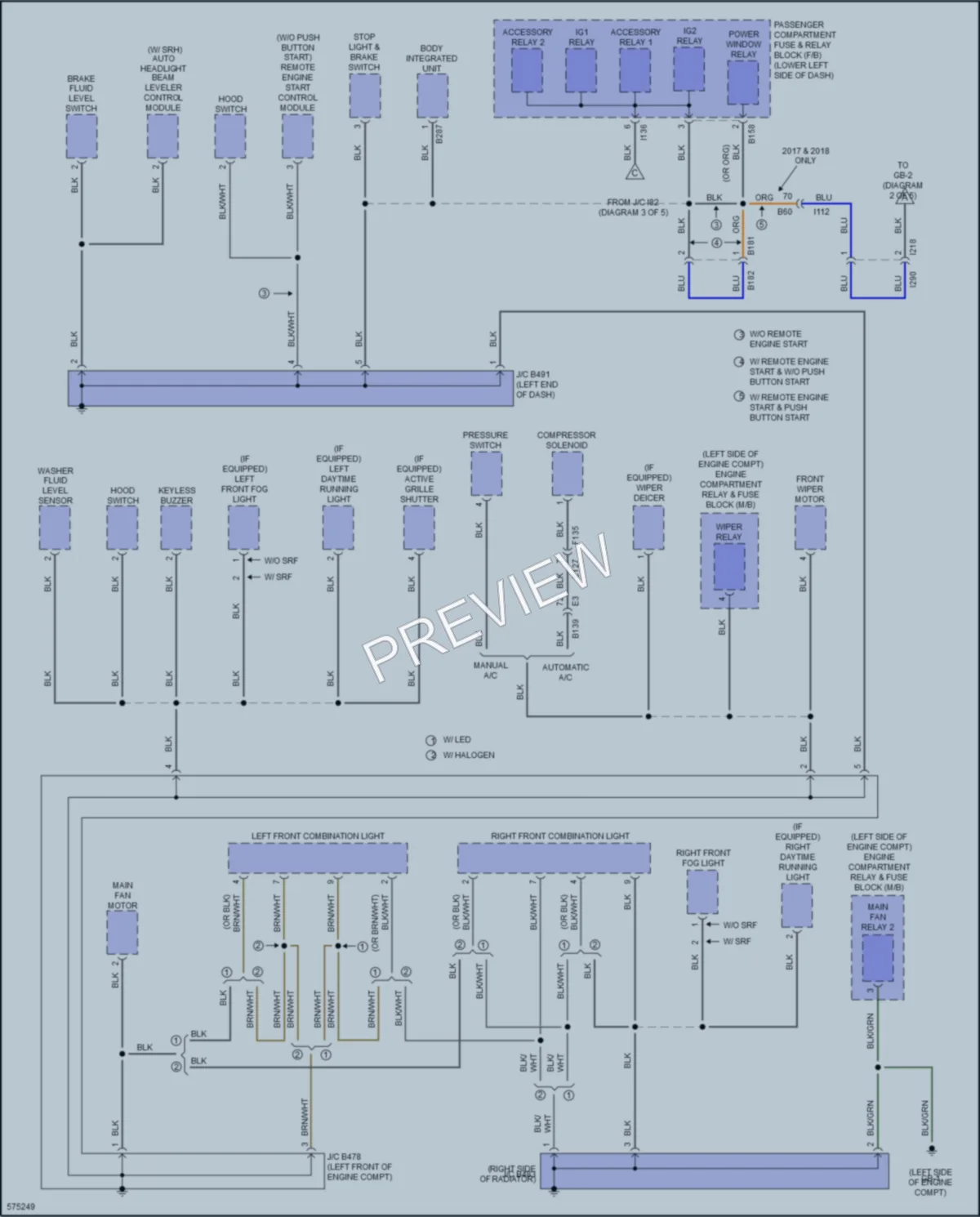 2017 Subaru Impreza Ground Distribution wiring diagram preview