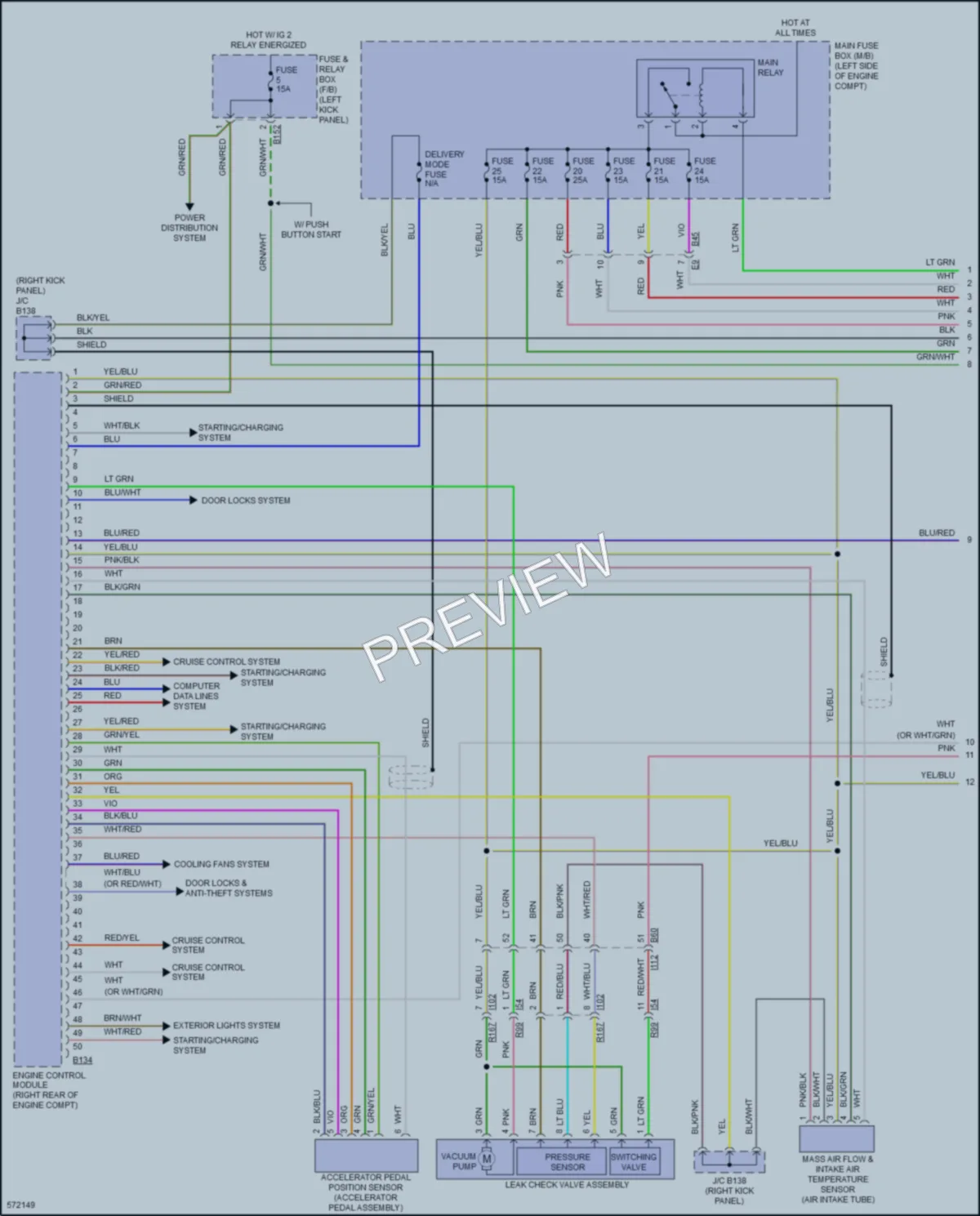 2017 Subaru Outback Engine Performance wiring diagram preview