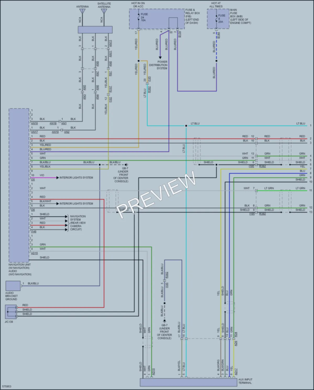 2017 Subaru WRX Radio wiring diagram preview