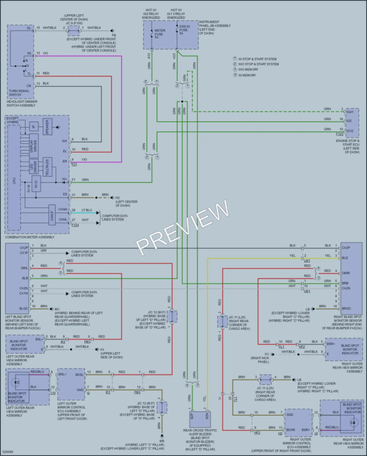 2017 Toyota HighlanderHybrid Navigation wiring diagram preview