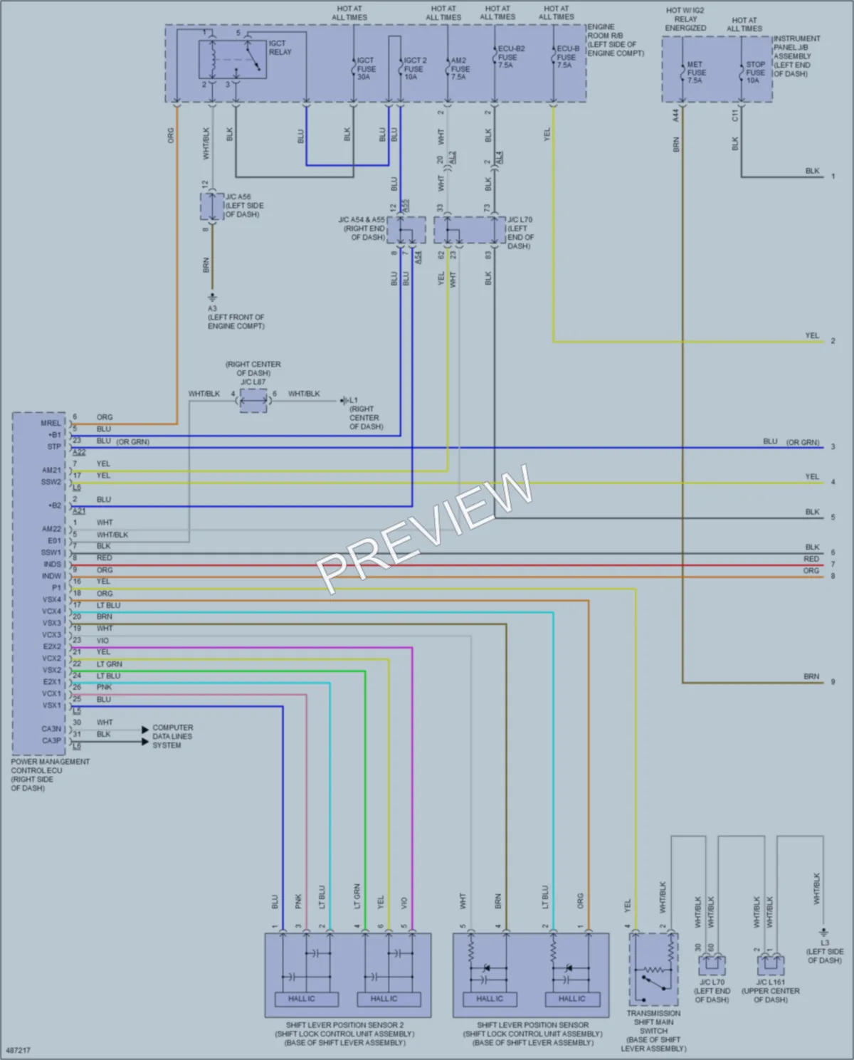 2017 Toyota Priusv Power Door Locks wiring diagram preview