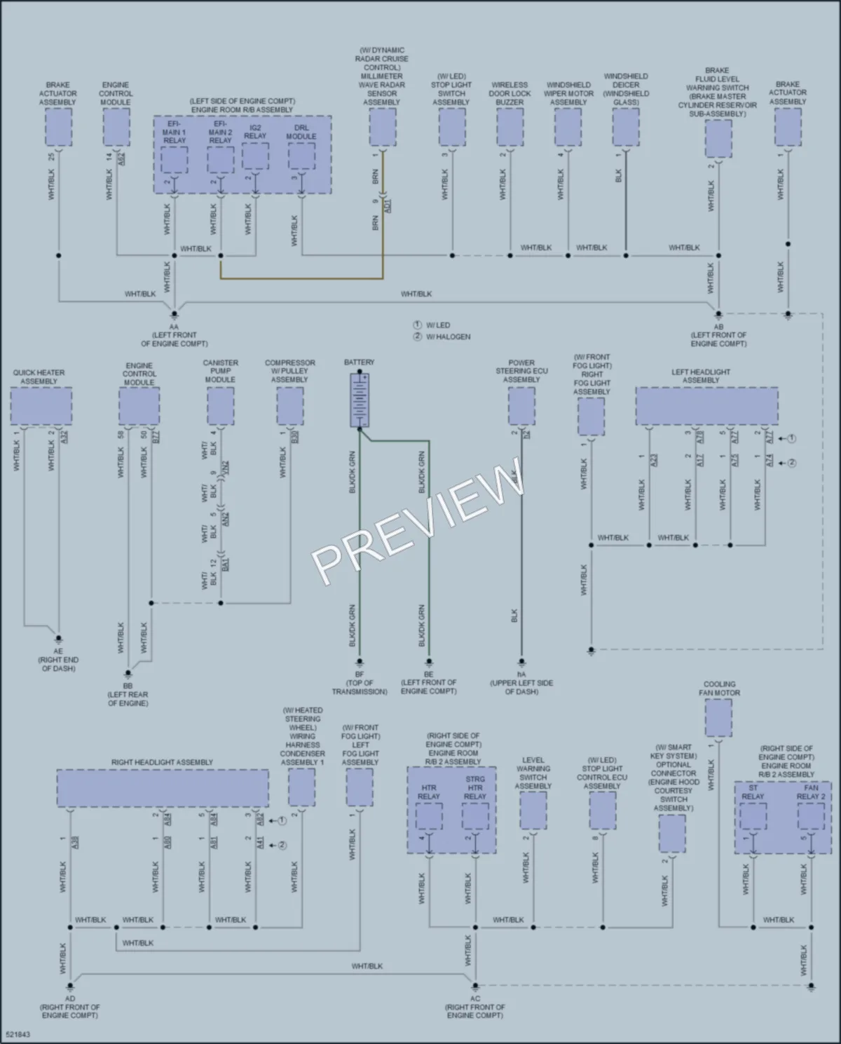 2017 Toyota RAV4Hybrid Ground Distribution wiring diagram preview