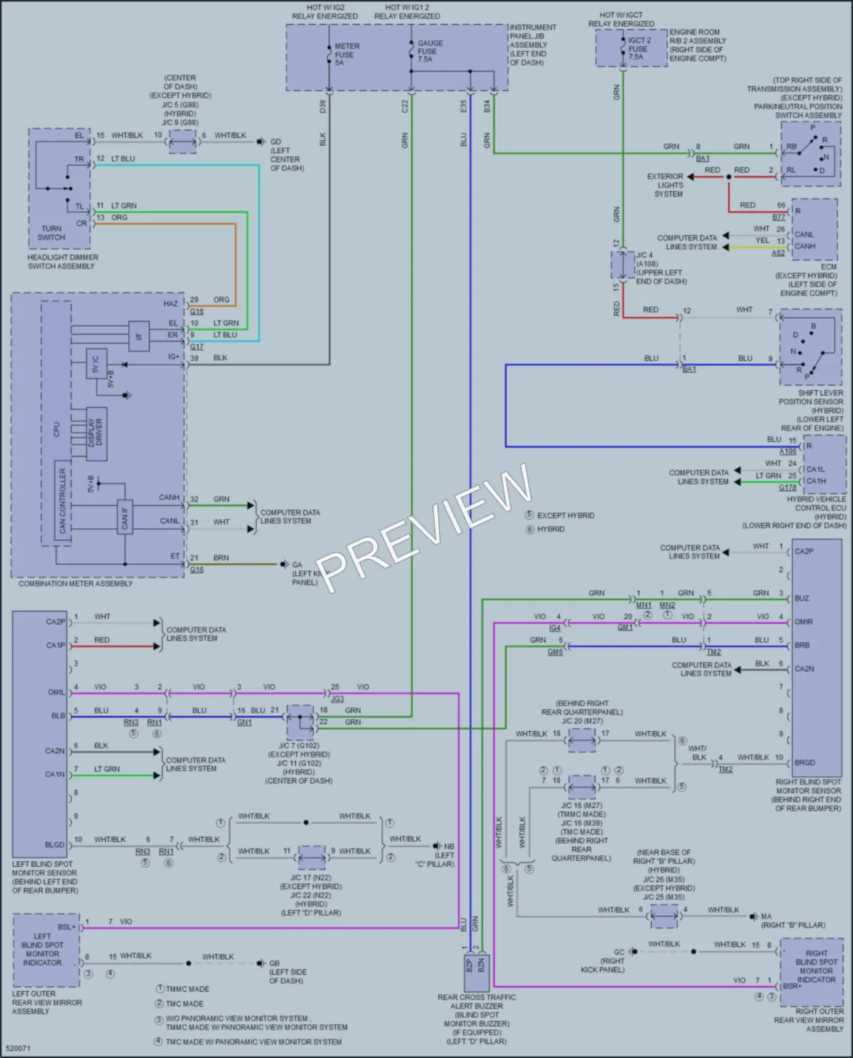 2017 Toyota RAV4Hybrid Navigation wiring diagram preview