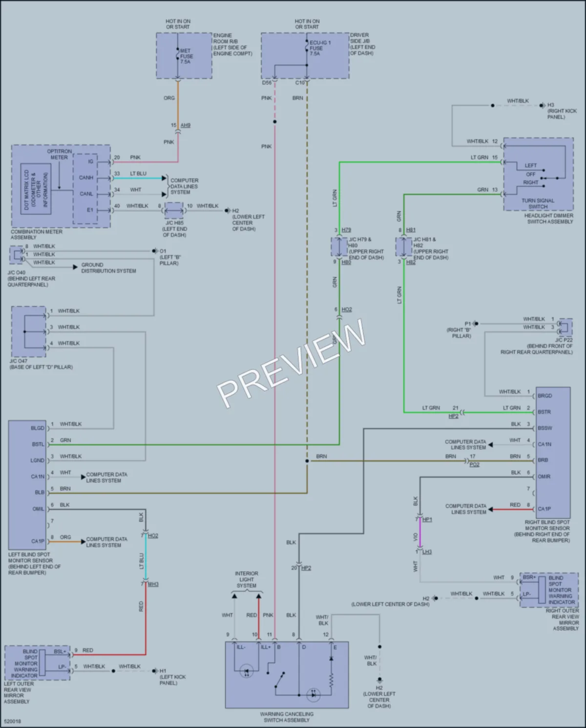 2017 Toyota Sequoia Navigation wiring diagram preview