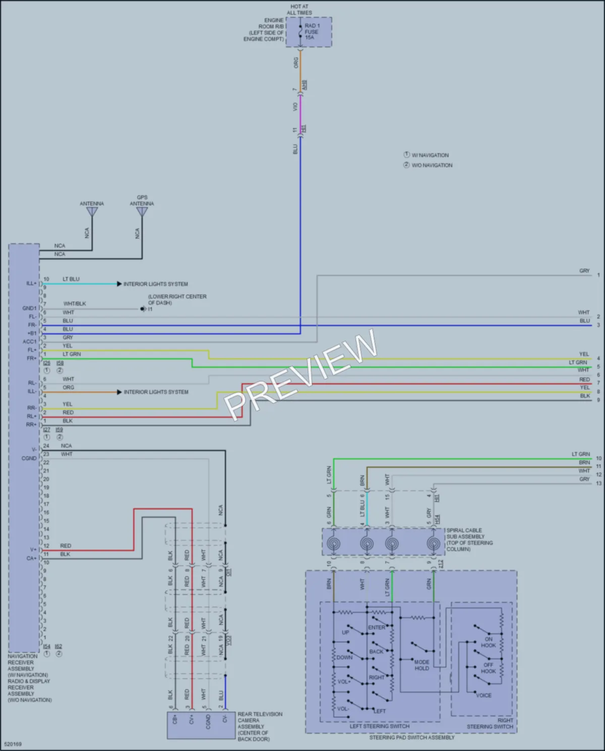2017 Toyota Sequoia Radio wiring diagram preview