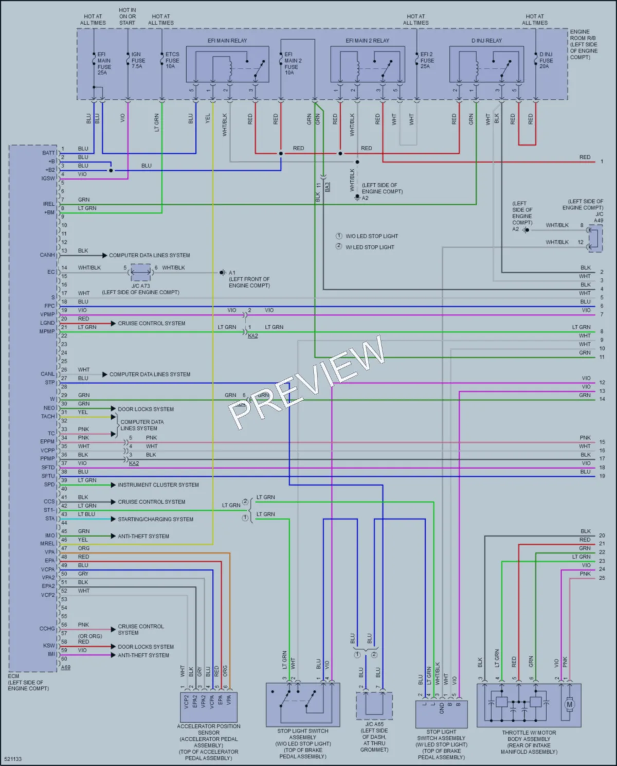2017 Toyota Sienna Engine Performance wiring diagram preview