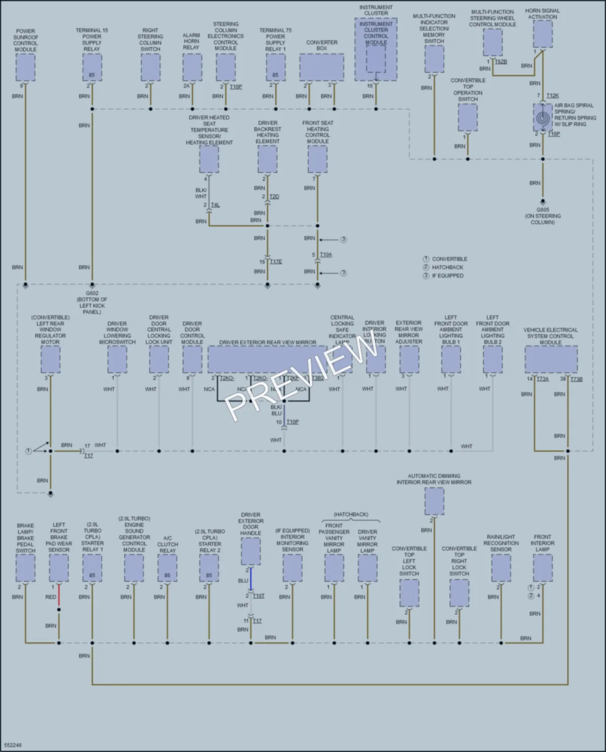 2017 Volkswagen Beetle Ground Distribution wiring diagram preview
