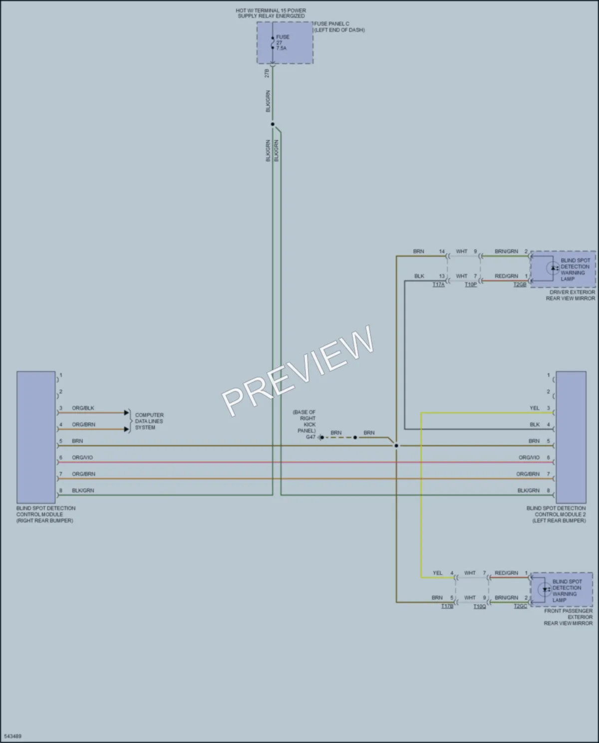 2017 Volkswagen Beetle Navigation wiring diagram preview