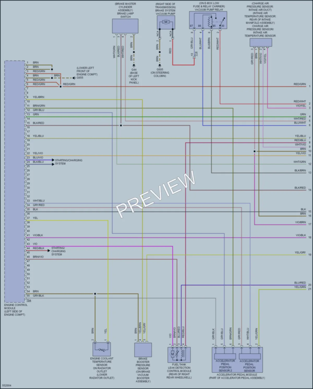 2017 Volkswagen GLI Engine Performance wiring diagram preview