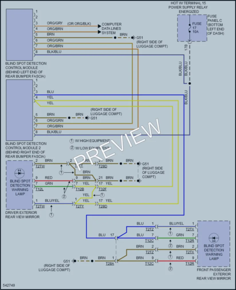 2017 Volkswagen GLI Navigation wiring diagram preview