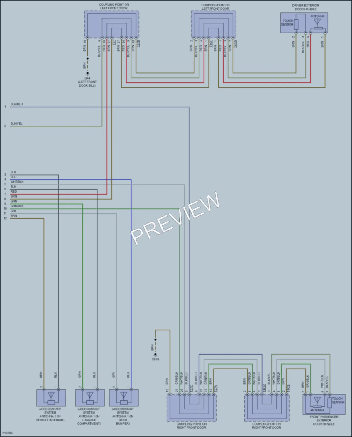 2017 Volkswagen Golf Anti Theft wiring diagram preview