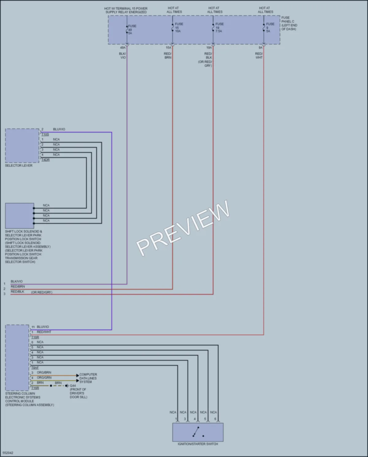 2017 Volkswagen GolfAlltrack Starting Charging wiring diagram preview
