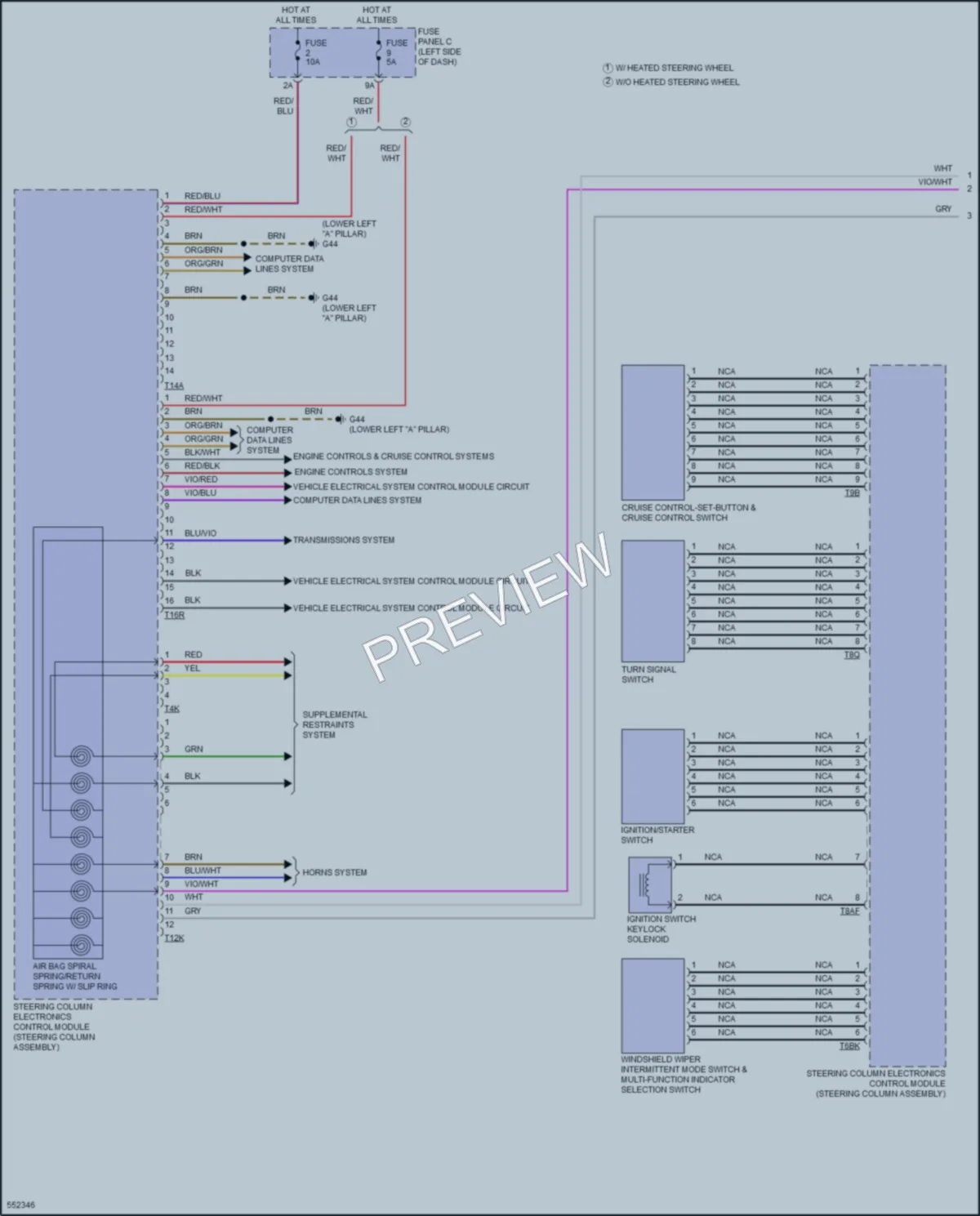 2017 Volkswagen GolfR Body Control Modules wiring diagram preview