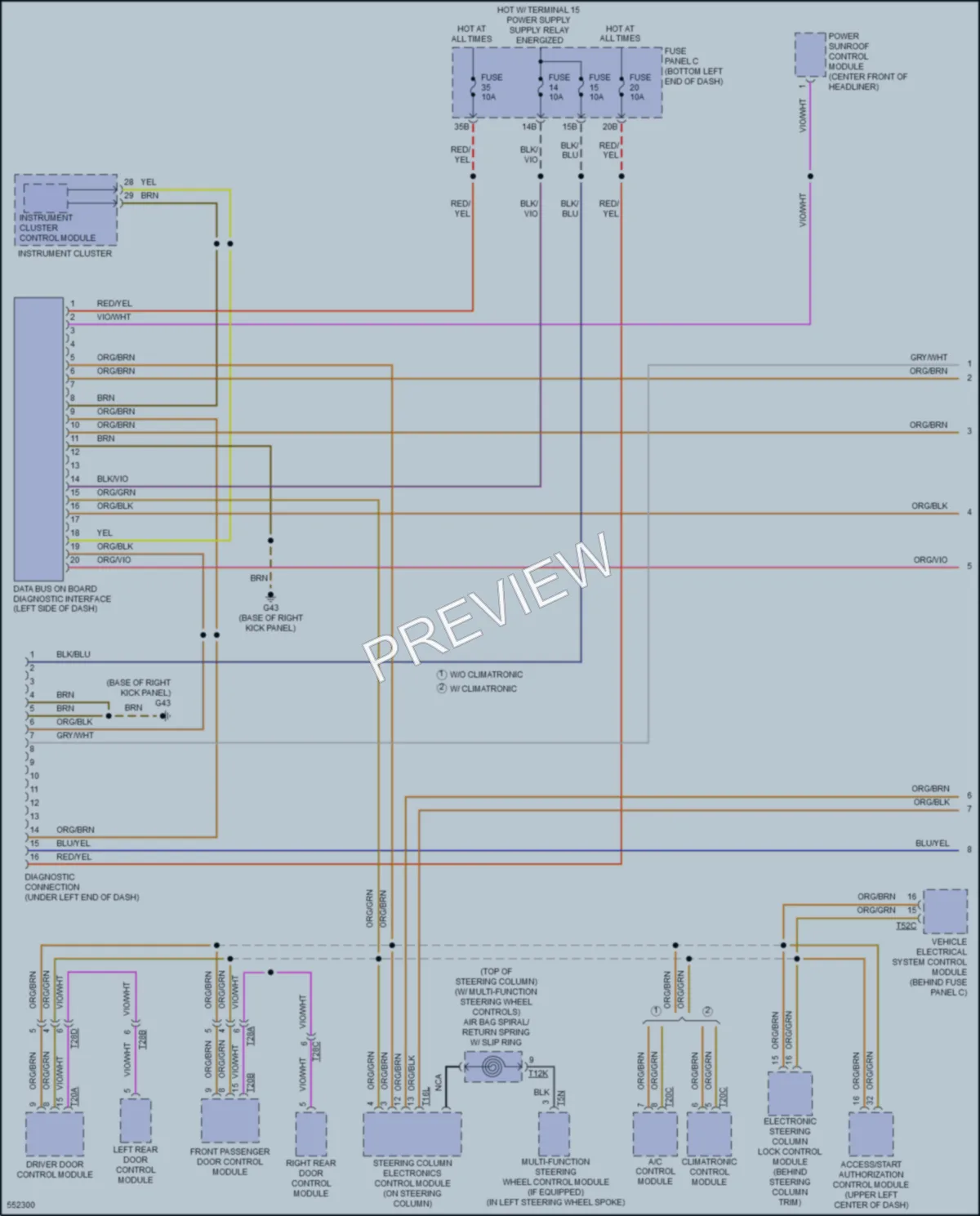 2017 Volkswagen Jetta Computer Data Lines wiring diagram preview